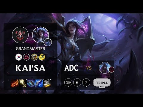 Kai'Sa ADC vs Aphelios - KR Grandmaster Patch 10.10