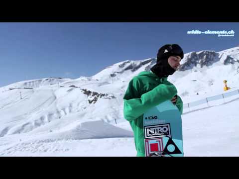Grindelwald-First Trickshot 2 Snowboard - White Elements Snow Park