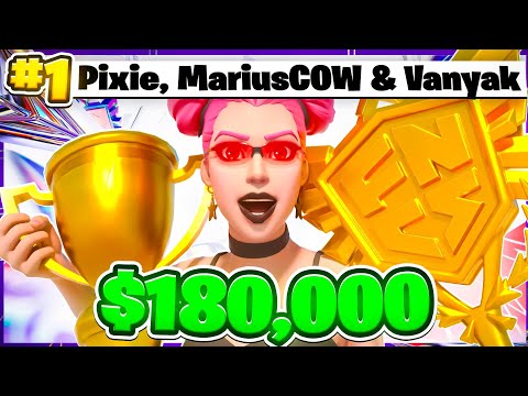 1ST PLACE FNCS GRAND FINALS 🏆 ($180,000) | ft. MariusCOW & Vanyak