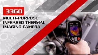 3360 Multi-Purpose Infrared Inspection Camera w/2 in. Color Screen - video thumbnail 3