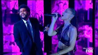 The Weeknd & Ariana Grande - Save Your Tears Remix (Live Performance at iHeartRadio Awards HD)