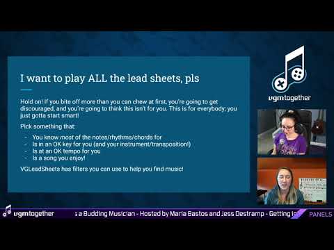 vgmtogether 2021, Day 3 - Panels - Getting into VGM as a Budding Musician