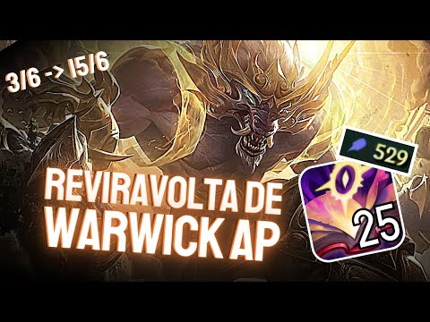NÃO SABIA QUE WARWICK AP ERA TÃO FORTE | WARWICK X TARIC | TOP 1 WARWICK BR