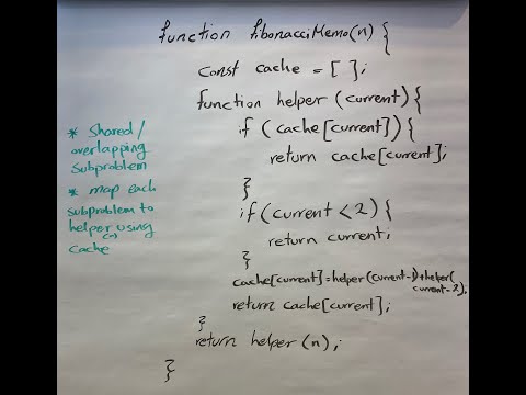 Dynamic Programming Fibonacci Solution Javascript