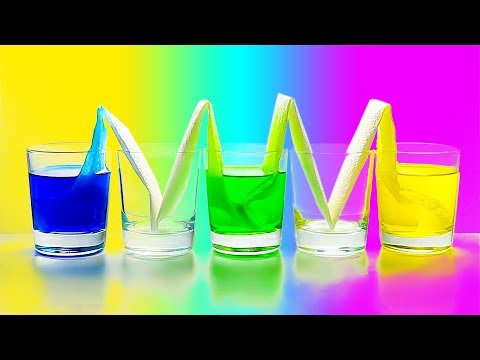 20 COLORFUL AND FUN WATER TRICKS FOR CHILDREN