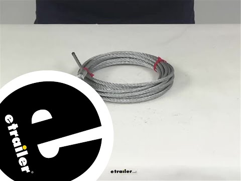 etrailer | Hand Winch Cable with Safety Hook 1/4" Diameter x 25' Long Review