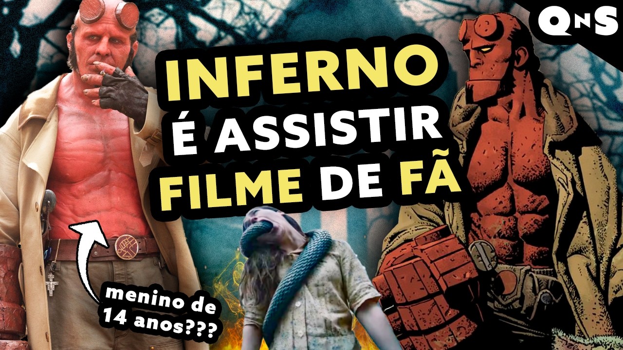 COMO FAZER UM FILME RIDÍCULO? Hellboy e o Homem Torto é uma aula!!!