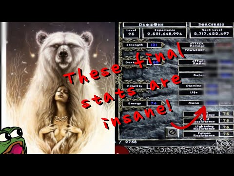 Diablo2: Insane Bear Sorc DMG!