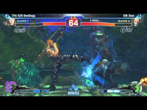 [EVO 2012 SSFIV AE] TFA RZR DeeDogg (Balrog, Guile) vs DM Xian (Gen)