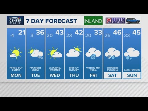 NEWS CENTER Maine Weather Video Forecast