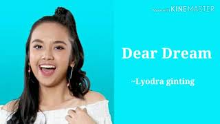 Download lagu Dear Dream -Lyodra ginting (lyric) mp3 Download lagu Dear Dream -Lyodra ginting (lyric) mp3