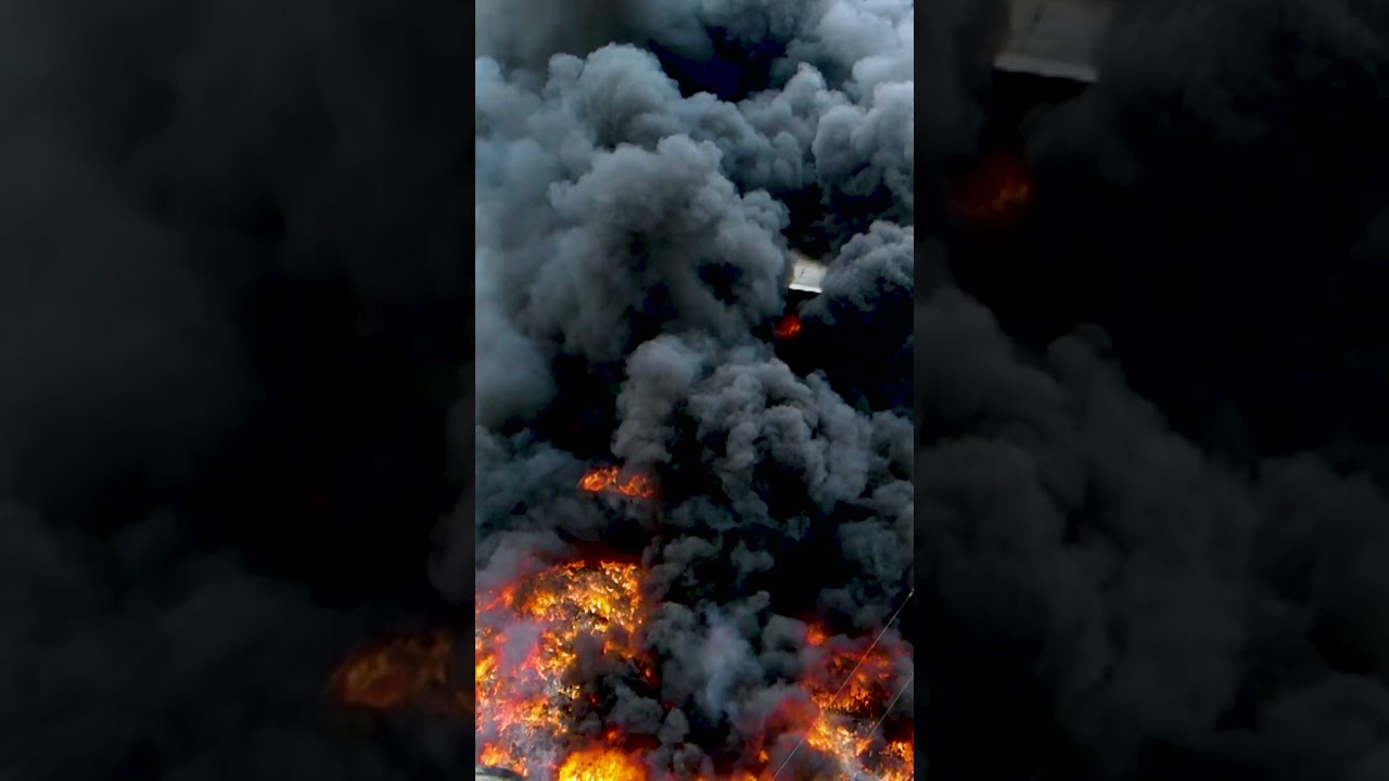 Kahraman itfaiyecilerimize...Tekirdağ  / Velimeşe Fabrika yangını