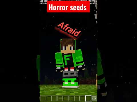 Minecraft pocket edition horror seeds #shortvideo