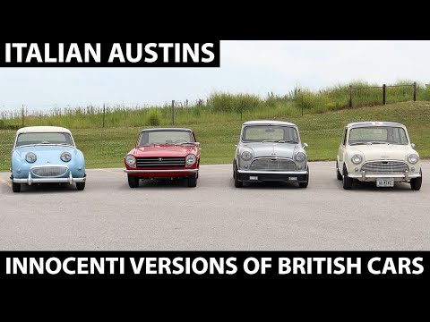 A look at a couple Innocenti versions of Austin cars