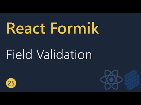 React Formik Tutorial 25 Field Level Validation