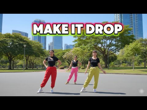 Make It Drop Line Dance ll Intermediate - Demo by Santy & friends 