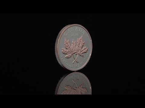 STUNNING! Your 2020 platinum coin is enhanced with rose-gold plating. Order today.