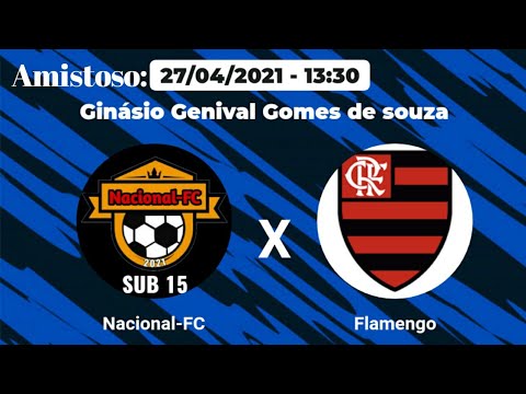 O Flamengo sub15 do meu amigo enfrentou o meu Nacional-FC sub15_(Que partida!😲)