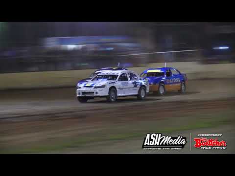 Heat Race of the Night | Modified Sedans: Heat 34 - 2018/19 National Title - Kingaroy Speedway