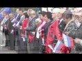 Торжественная церемония исполнения Государственного гимна России в Кингисеппе 