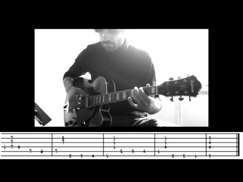 Lezione di Chitarra: Walking Bass su I-VI-II-V in G - con TAB