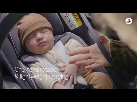 Maxi-Cosi Coral 360 - funkcje i zalety: Obracanie jedną ręką i lekkie przenoszenie