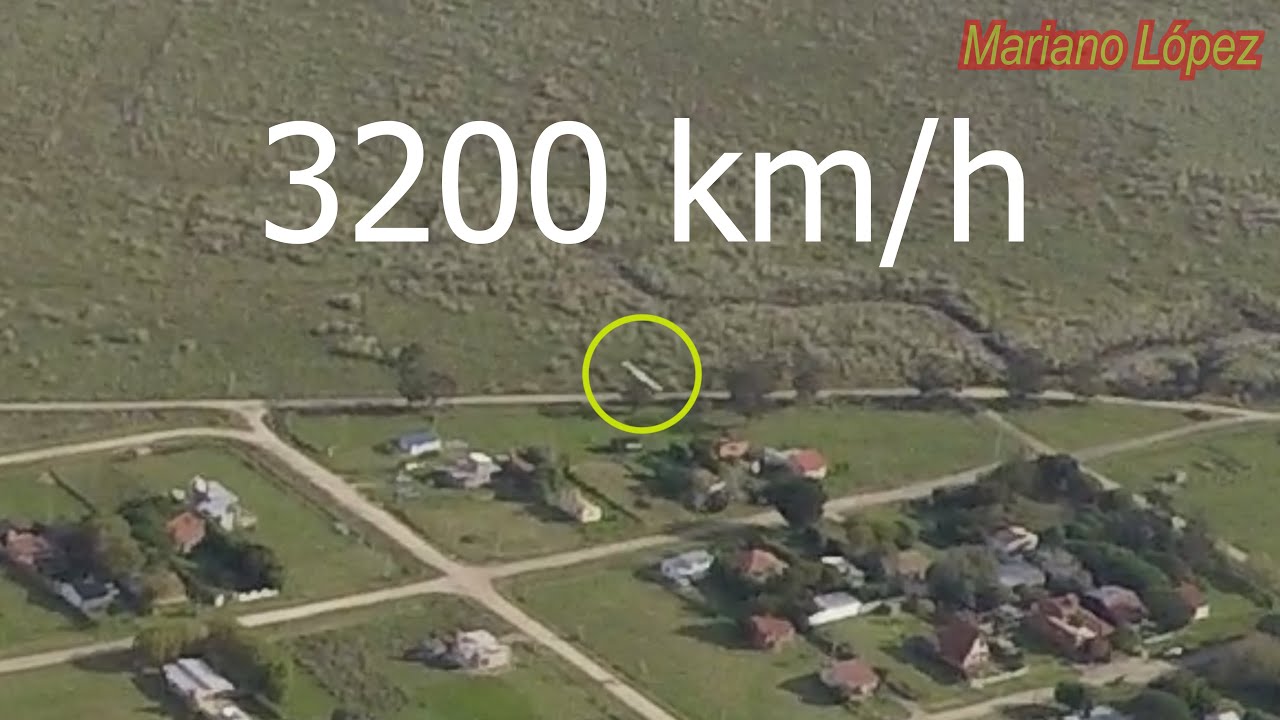 Ovni pasa a 3200 km/h (demostrado) - 4K - UFO sighting at 3200 km/h (1988 mph) (demonstrated)