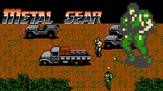 Metal Gear (FC · Famicom) reworked port | full game completion session 🎮