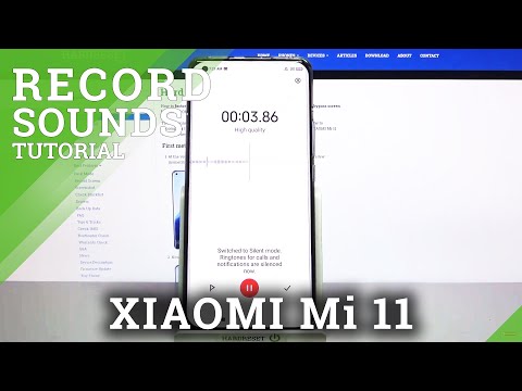 How to Record Sounds on XIAOMI Mi 11 – Start Sounds Recording