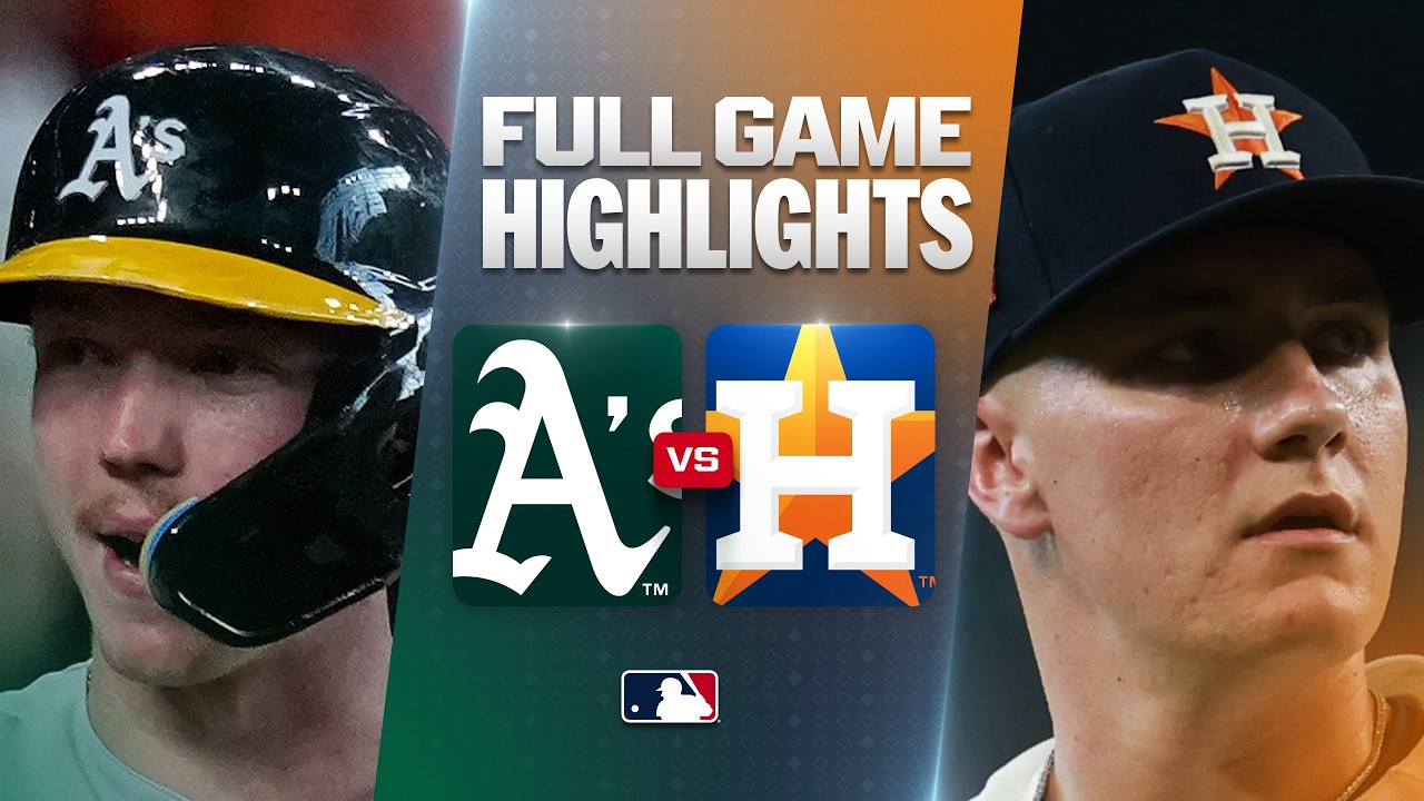 ATHLETICS vs. ASTROS: Official Full Game Highlights (August 22) | 2026 MLB Season