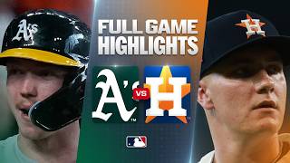 ATHLETICS vs. ASTROS: Official Full Game Highlights (August 22) | 2026 MLB Season