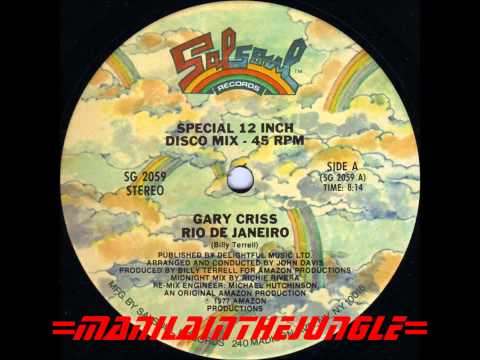 GARY CRISS - Rio De Janeiro (1977)