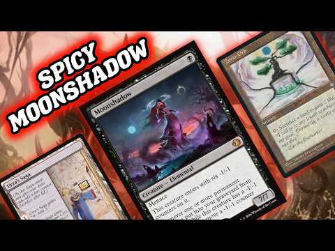 SPICY MOONSHADOW! Legacy Monoblack Aggro With Urza's Saga and Zuran Orb MTG