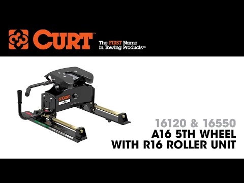 CURT A16 5th Wheel Hitch with R16 Roller Unit