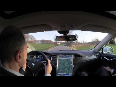 Tesla model S p85+ acceleration test 0-100 km/h 0-60 mph - Autogefühl