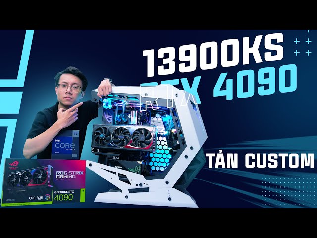 Bộ PC Custom NCPC i9-13900KS, Z790-E, RAM 64GB, SSD 2TB, RTX 5090, PSU 1600W