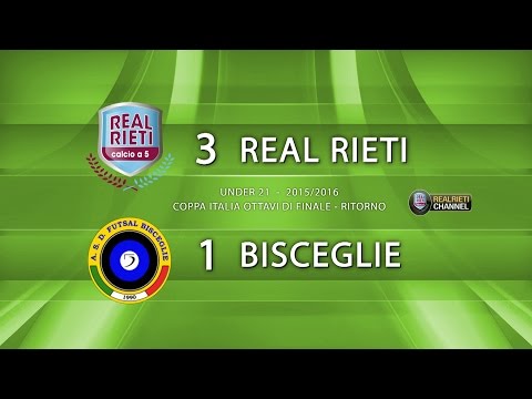 REAL RIETI vs FUTSAL BISCEGLIE - UNDER 21 COPPA ITALIA