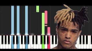 XxxTentacion - Dead Inside (Interlude) (Piano Tutorial)