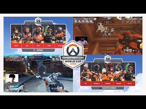 2023 Overwatch World Cup Japan vs South Korea Highlights