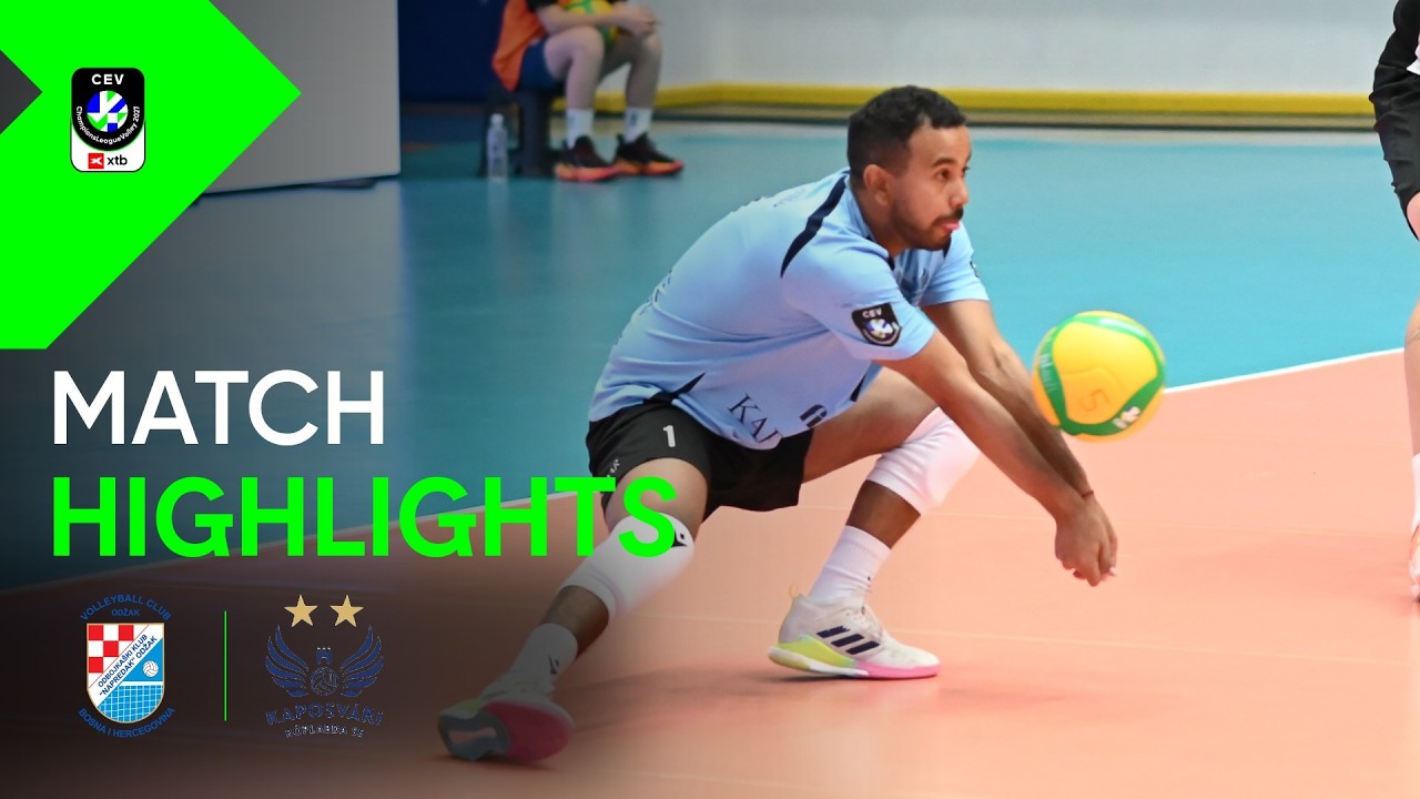 Highlights | UOK Napredak ODŽAK vs. Fino KAPOSVAR | CEV XTB Champions League Volleyball 2027 Men
