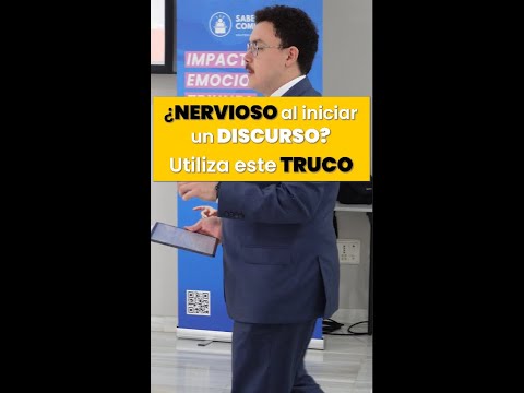 Nervios al iniciar un discurso, utiliza este truco - Hablar en público