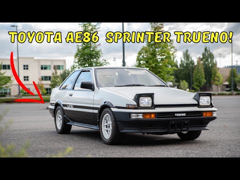 This 1987 Toyota AE86 Sprinter Trueno is a JDM ICON!