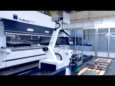TRUMPF Bending: TruBend Cell 5000 with ToolMaster