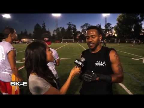 Quincy & Chris Brown: Charity Flag Football Event