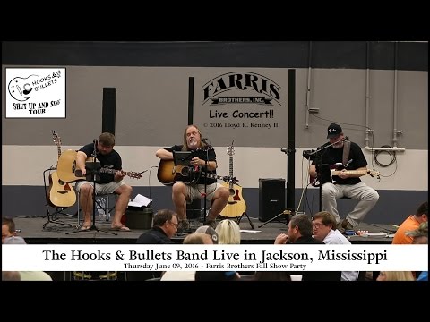 The Hooks and Bullets Band Perform Live June 9, 2016 in Jackson Mississippi - Concert two