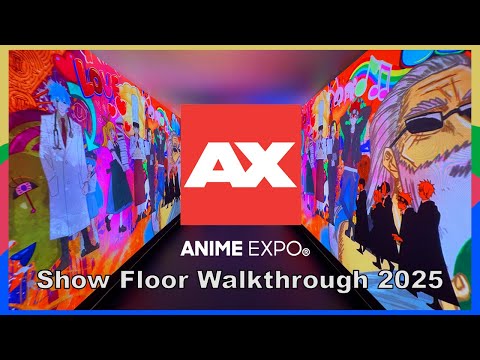 Anime Expo Show Floor Walkthrough | Los Angeles Convention Center 2025