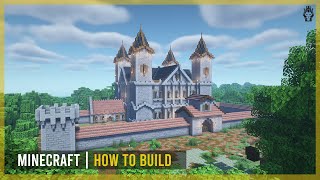 Minecraft How to Build a Medieval Monastery (Tutorial)