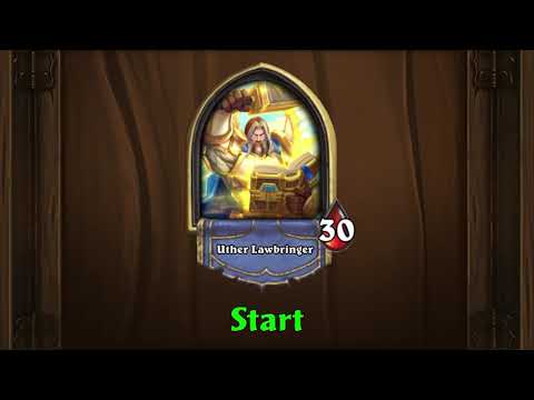 Hearthstone - Uther Lawbringer [New Voice Lines]