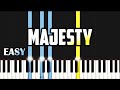 Maranatha Majesty EASY PIANO TUTORIAL BY Extreme Midi