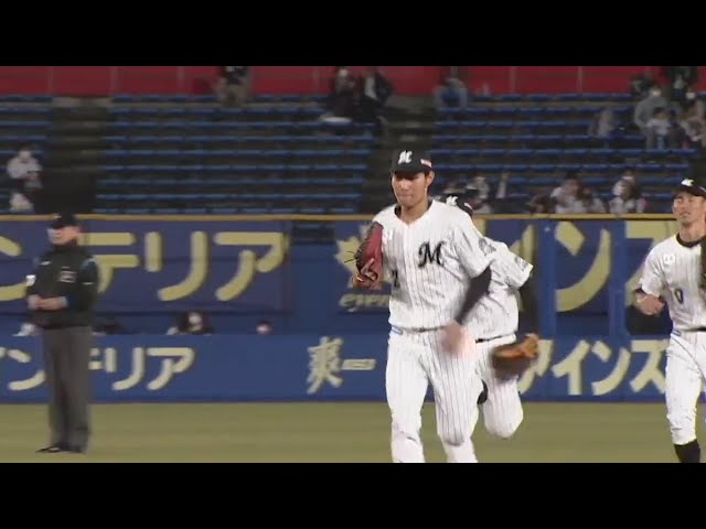 【4回表】マリーンズ・藤原がフェンスも恐れないファインプレーでチームを救う!! 2020/11/7 M-B